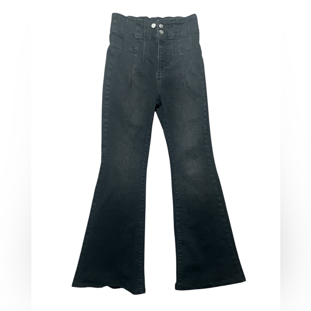 Free People We the Free Flare Jeans Black Size 30